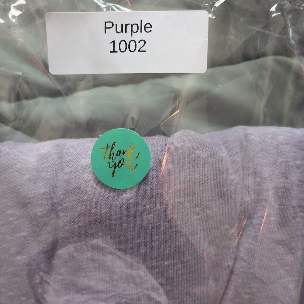 Acting Pro T-Shirt Dress Women 2XL Purple Heathered Oversized Short Sleeve - Picture 10 of 10